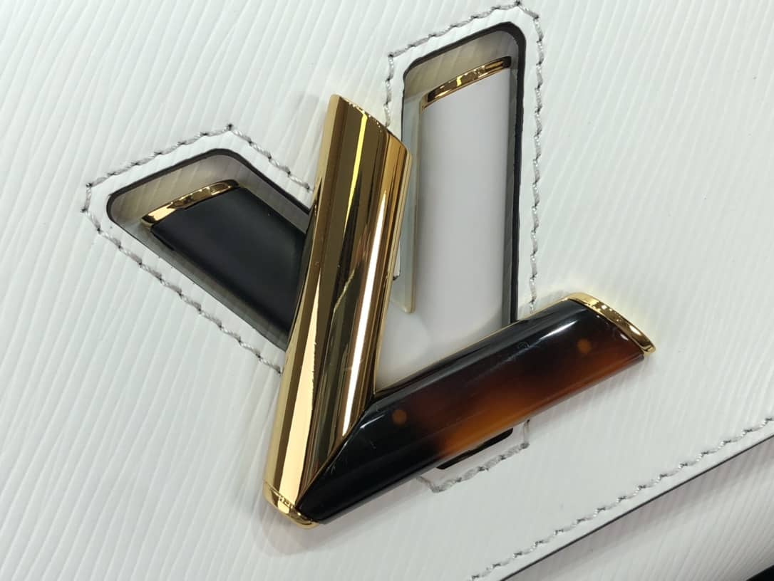 Louis Vuitton Monogram 2Way Leather Twist Replica Handbag White M58526