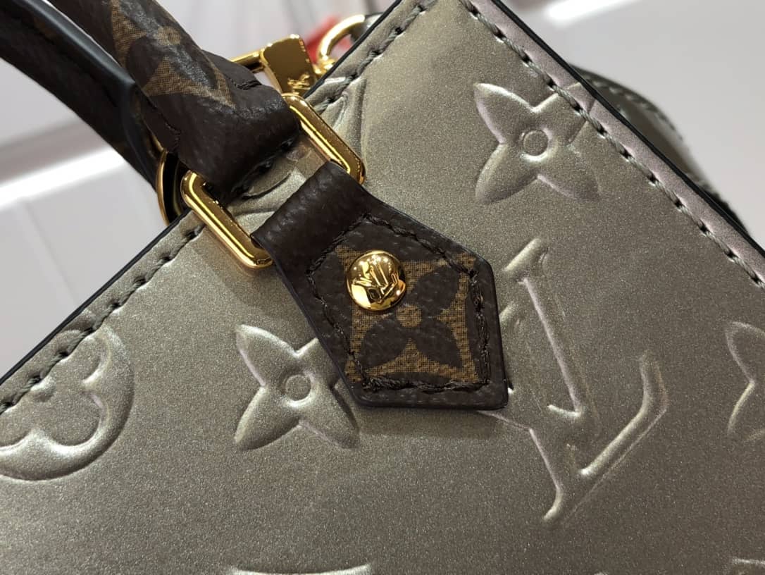 Louis Vuitton Petit Sac Plat Flat Shoulder Bag Replica Gray M80169