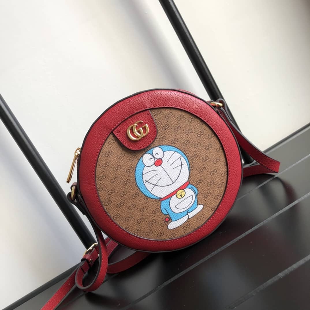 Gucci Doraemon Collaboration Pvc Shoulder Bag Replica 625216