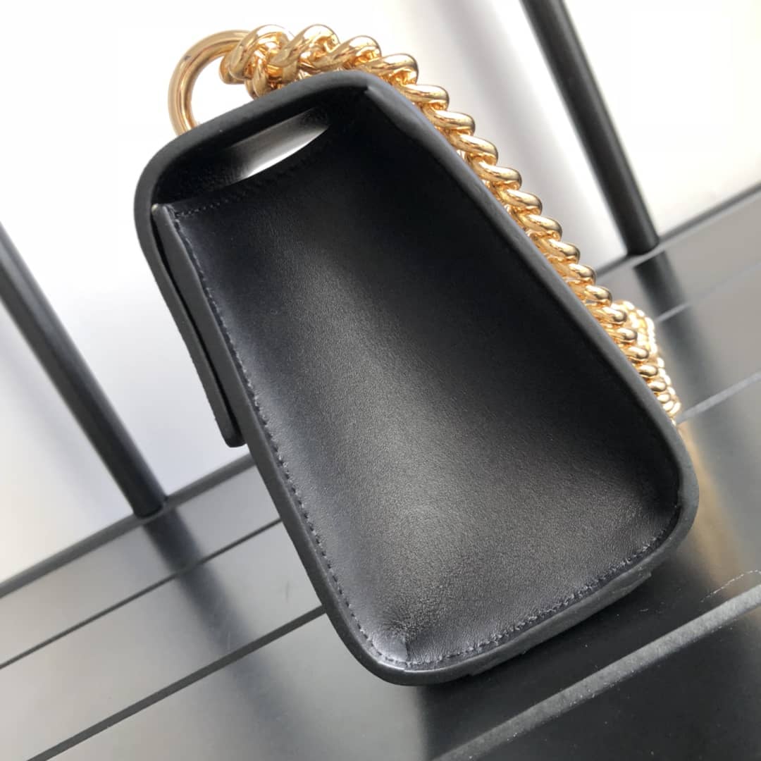 Gucci Padlock Small GG Chain Shoulder Bag Replica Brown 409487