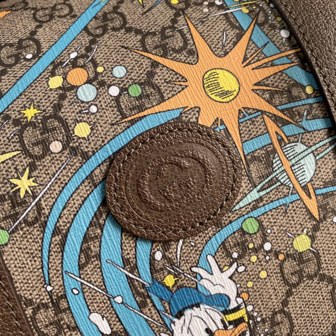 Gucci x Disney Donald Duck Duffle Bag Replica 648085(Cola)