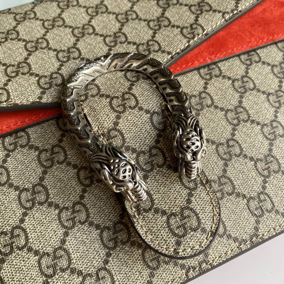 Gucci Dionysus Supreme Monogram Chain Medium Shoulder Bag Replica 403348