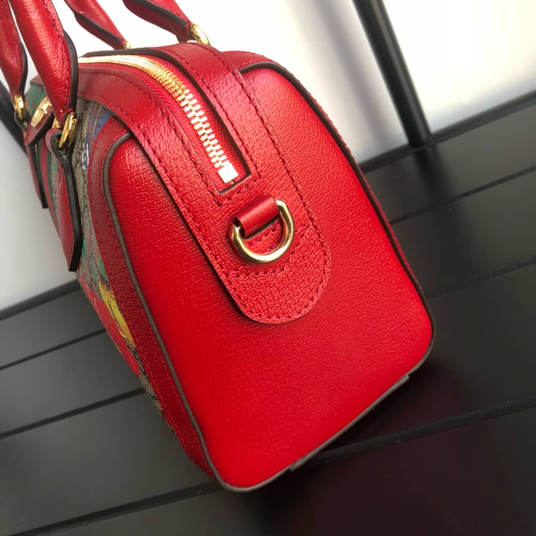 Gucci Ophidia GG Flora Medium 2way Replica Boston Bag 524532
