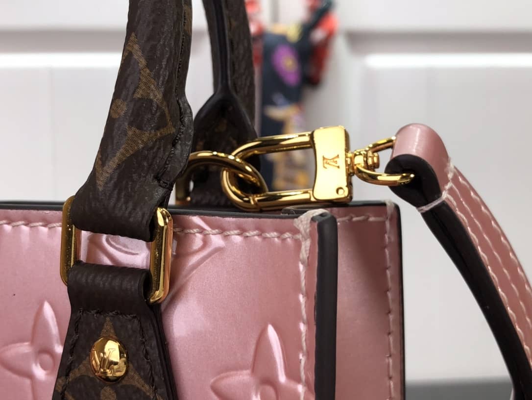 Louis Vuitton Petit Sac Plat Flat Shoulder Bag Replica Pink M80169