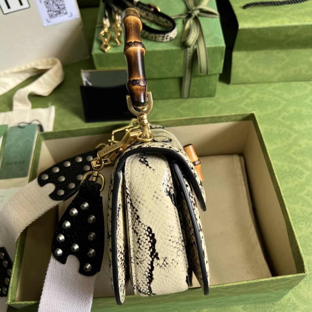 Gucci Bamboo 1947 Mini Top Handle Shoulder Bag 686864 Replica