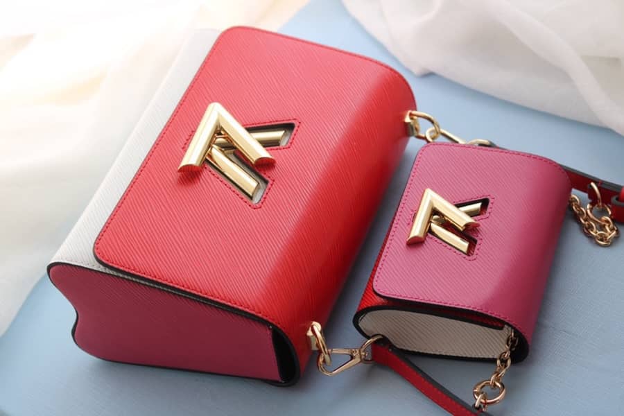 Louis Vuitton Epi Leather Twist Series Bag 2pcs/set