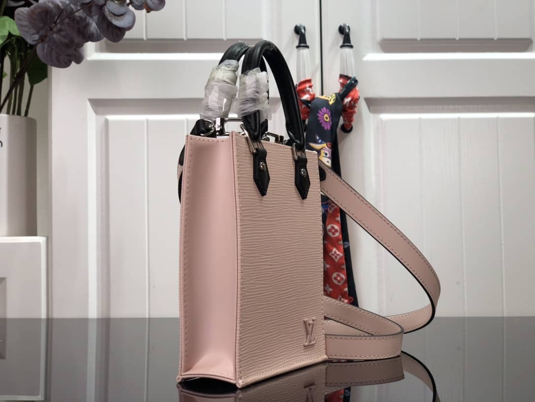 Louis Vuitton Petit Sac Plat Flat Shoulder Bag Replica Pink M80169