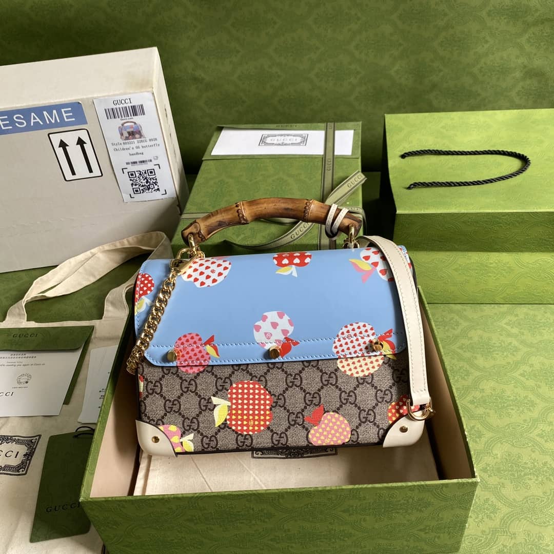 Gucci Padlock Small Bamboo Shoulder Bag Replica 603221