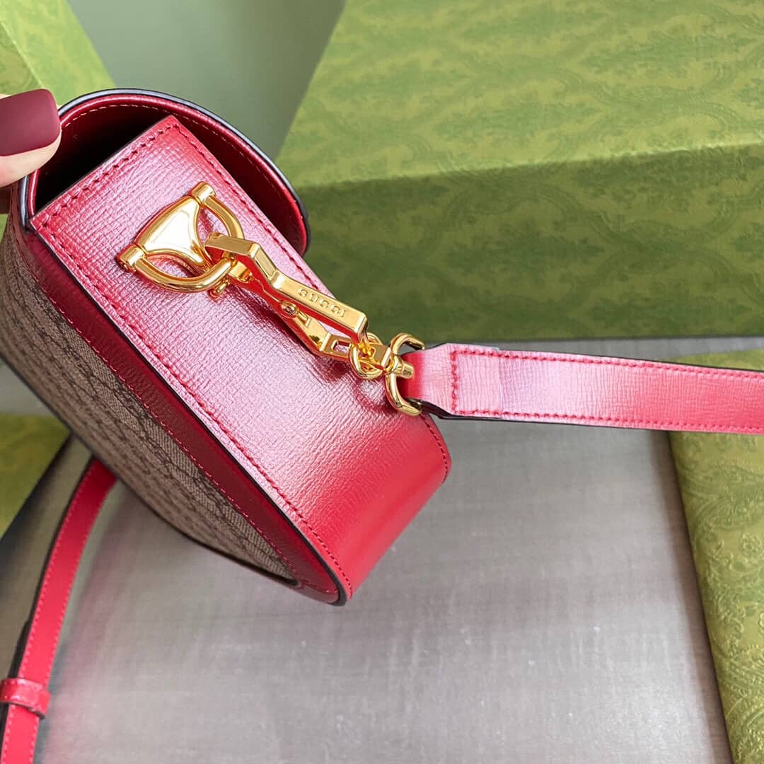 Gucci Horsebit 1955 Mini Bag Replica Red 658574