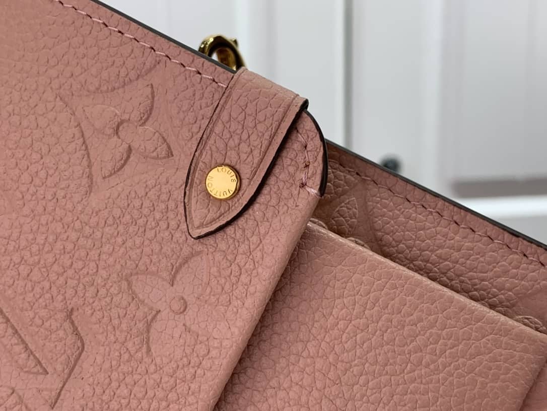 Louis Vuitton Vavin Chain Empreinte Leather Replica Bag Pink M63398