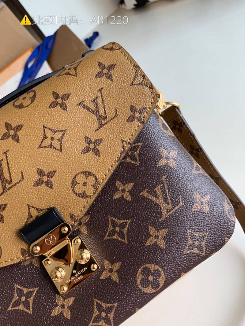 Best Replica Louis Vuitton Pochette Metis Small Leather Crossbody Bag Replica M44876(ColaReps)