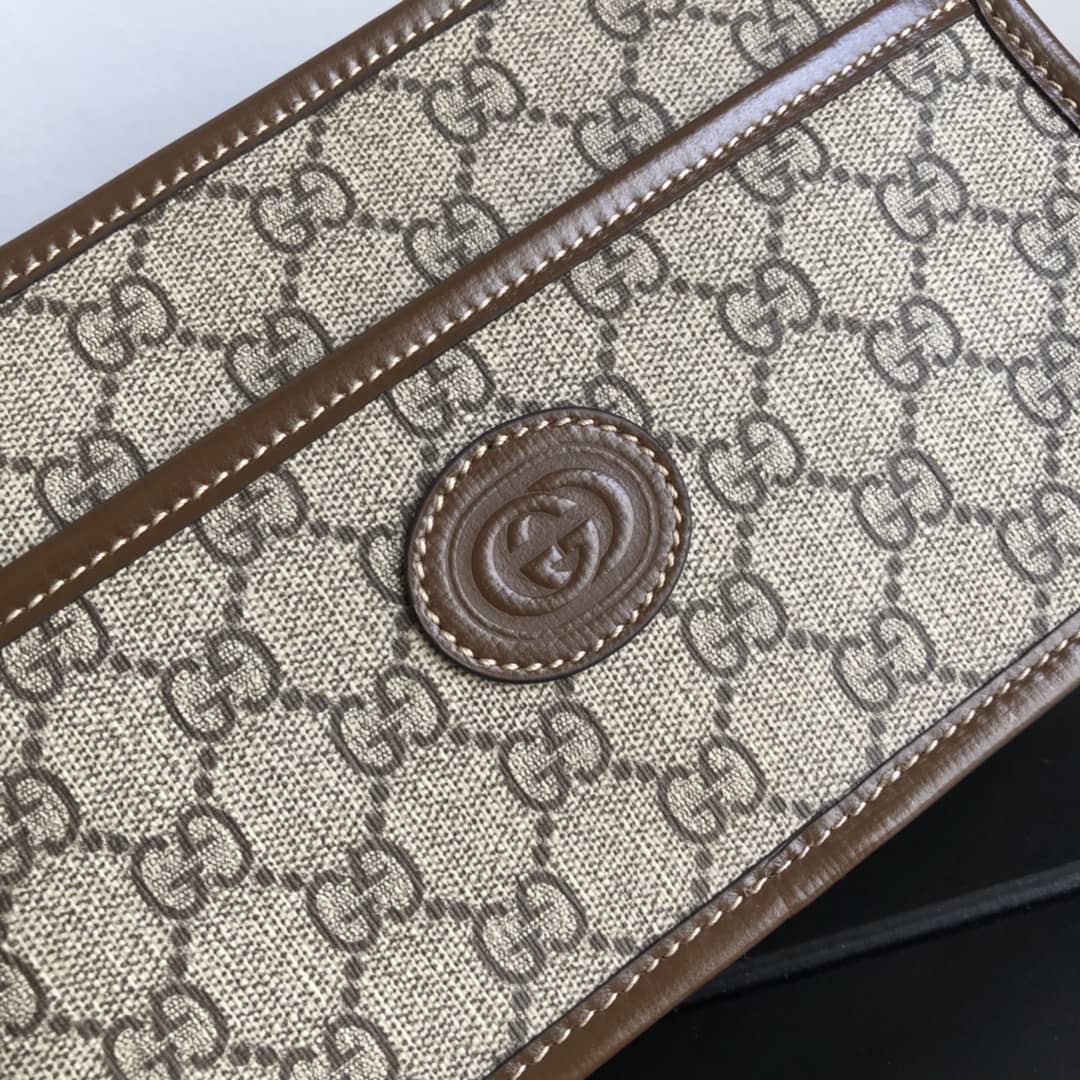 Gucci Purse Dupes Mens GG Interlocking Travel Pouch625764