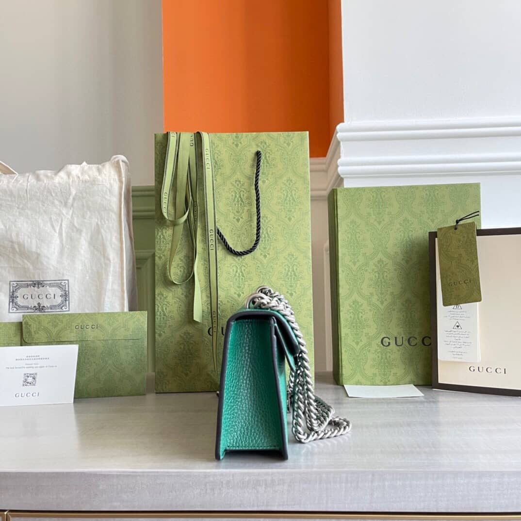 Gucci GG Dionysus Small Shoulder Bag Replica Green 499623