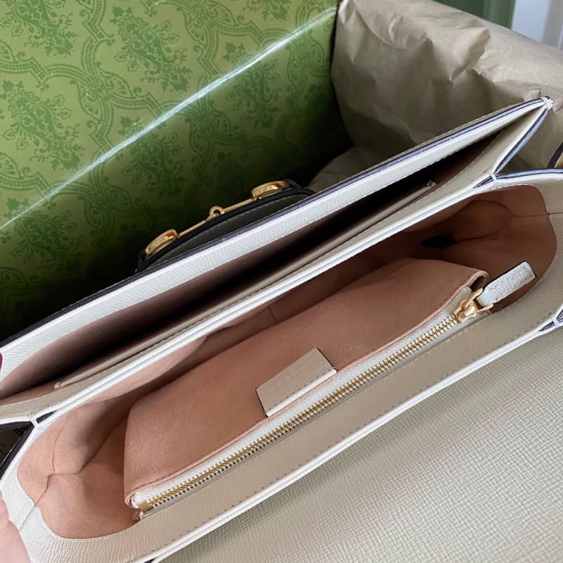 Gucci Horsebit 1955 Shoulder Bag Replica Gray 602204