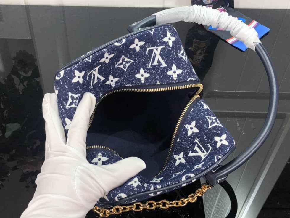 Louis Vuitton Square Denim Leather M59611 Replica Bag