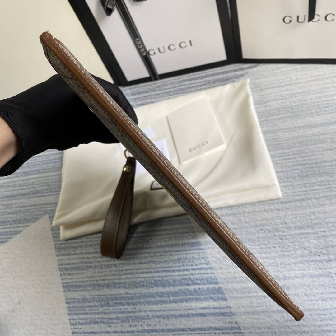 Gucci GG Supreme With Print Clutch Replica 636171