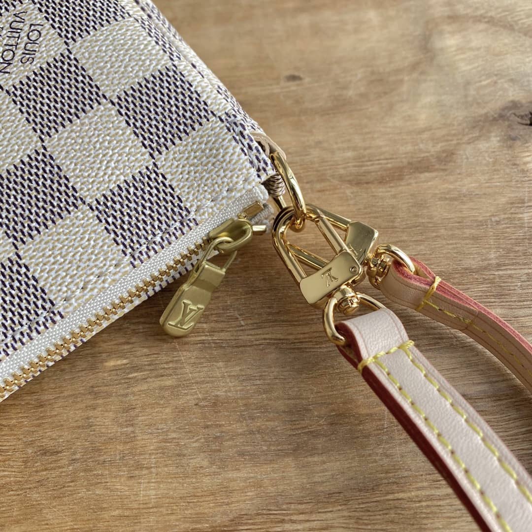 Louis Vuitton Pochette Dupe Damier Azur  Accessories M51980 Gray