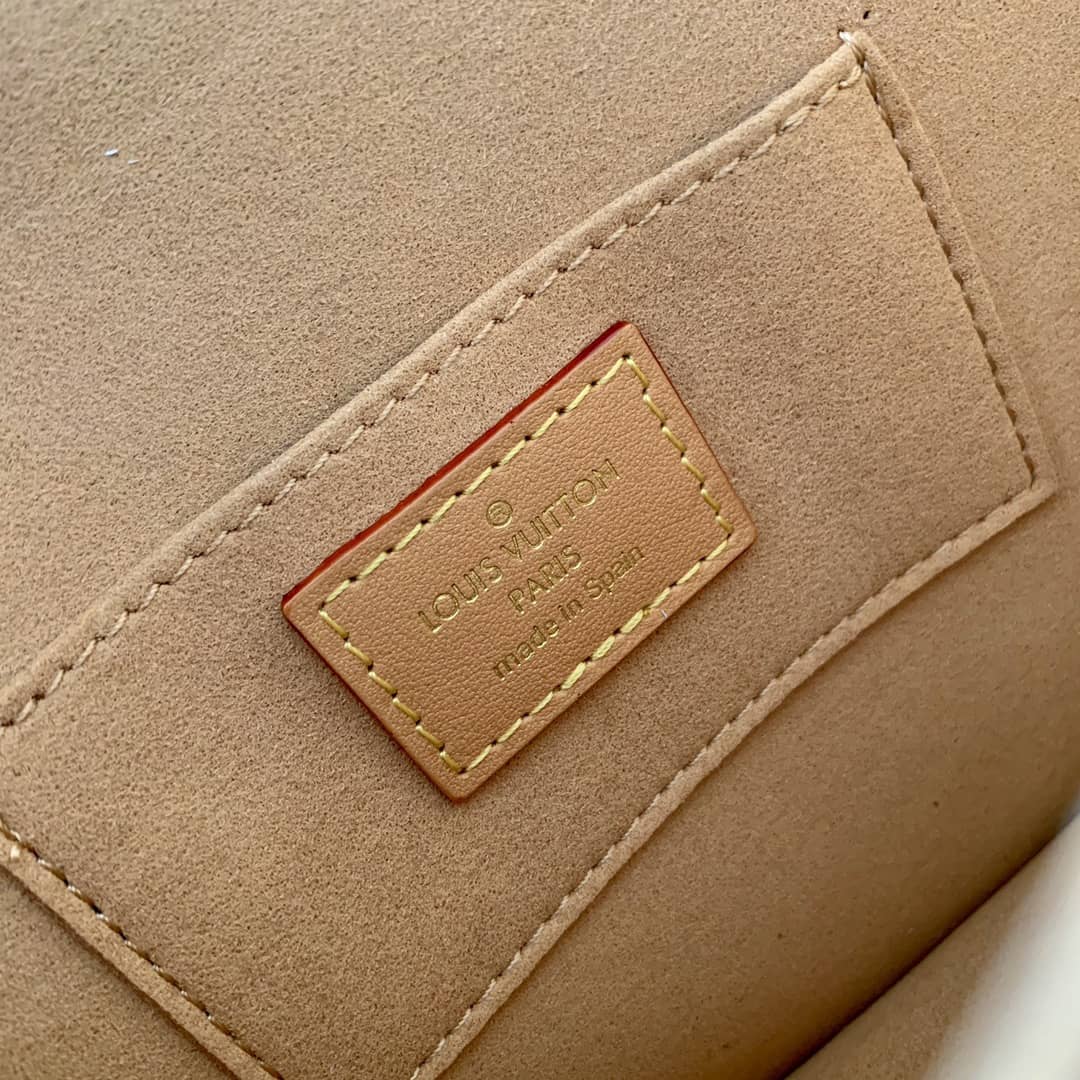 Louis Vuitton Since 1854 Jacquard Pattern Dauphine MM Replica Shoulder Bag Blue M57211