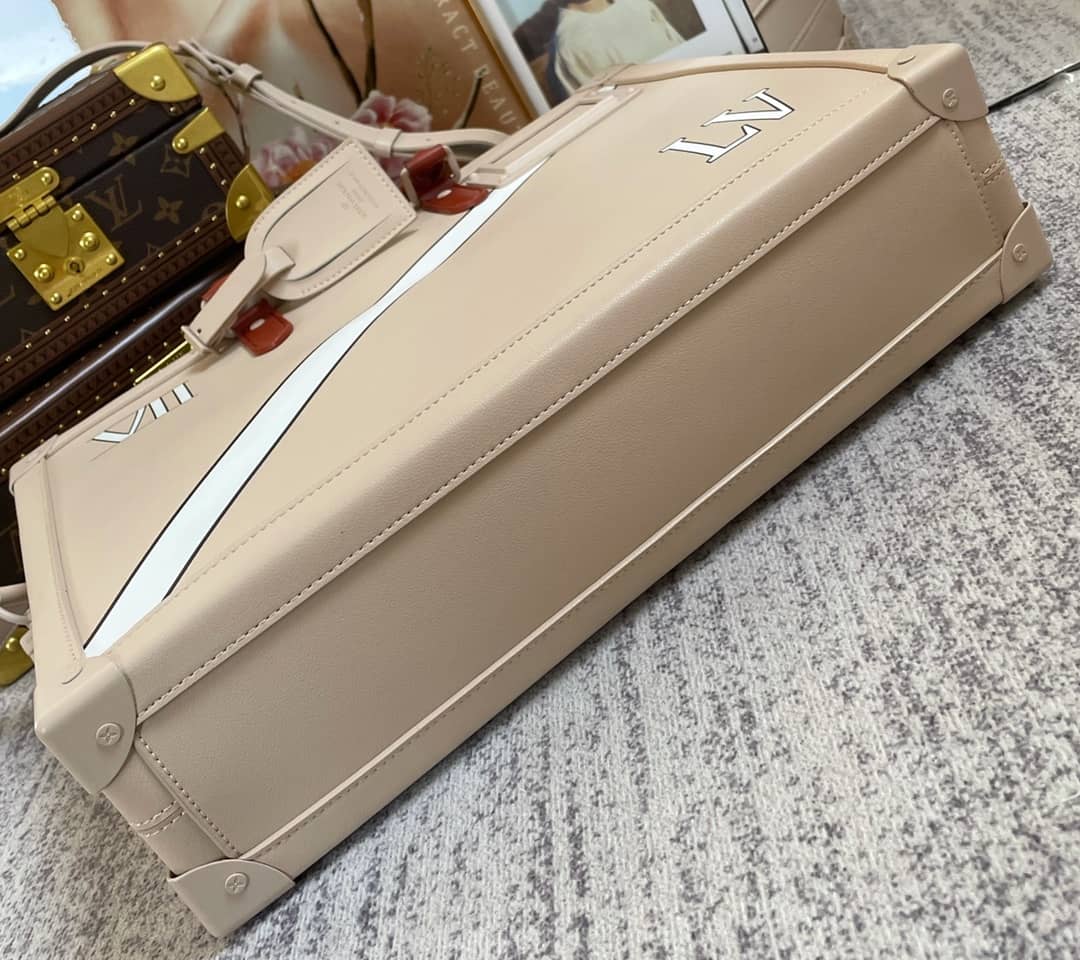 Louis Vuitton Monogram Soft Trunk Replica Briefcase Apricot M44952