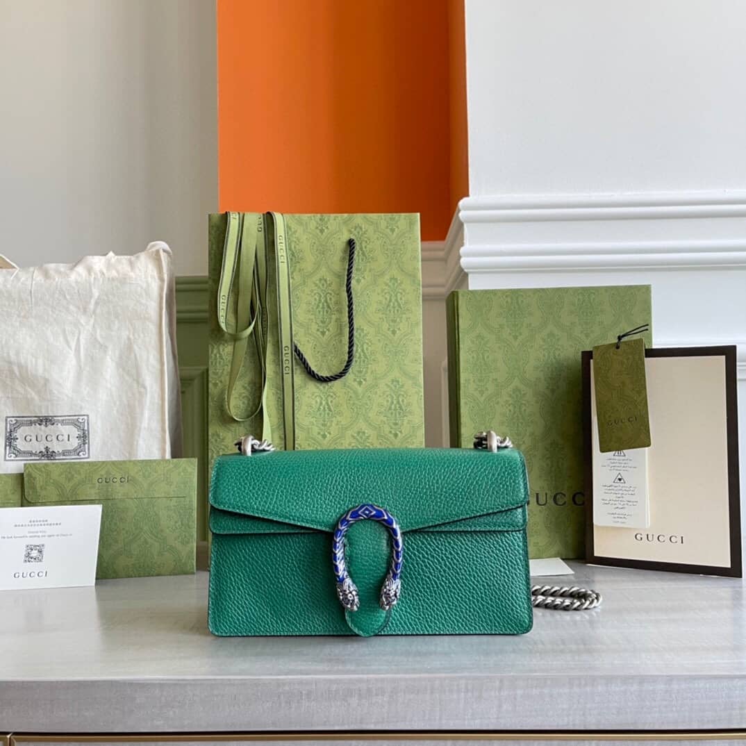 Gucci GG Dionysus Small Shoulder Bag Replica Green 499623