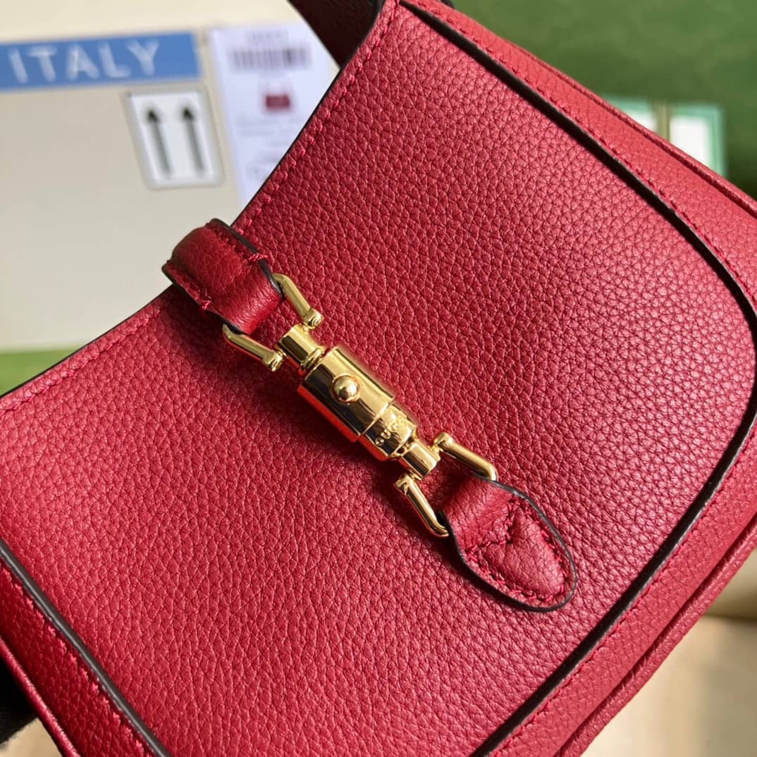 Gucci Jackie 1961 Mini Hobo Bag Red 637091 Replica