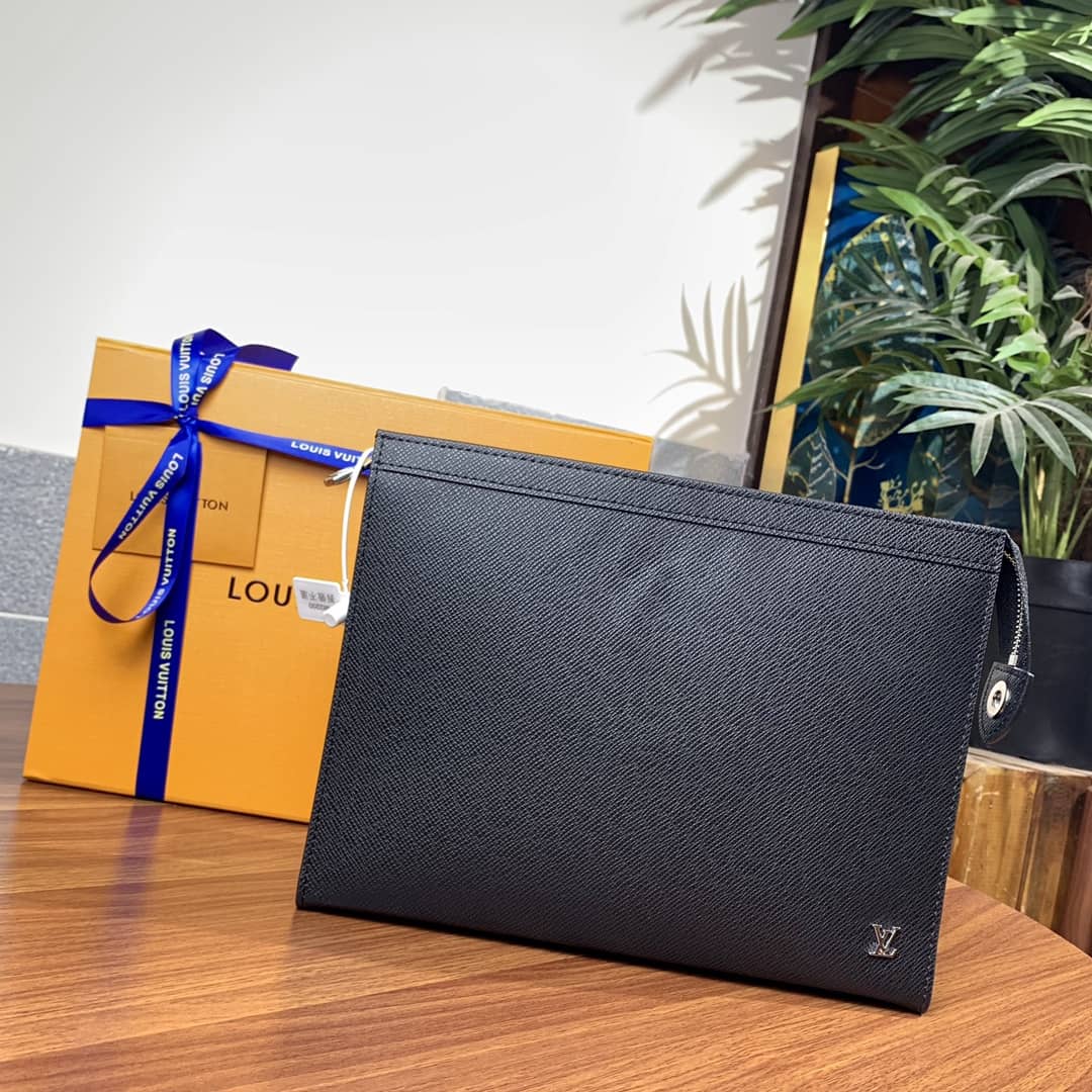 Louis Vuitton Pochette Voyage Taiga Leather Replica Bag M30450