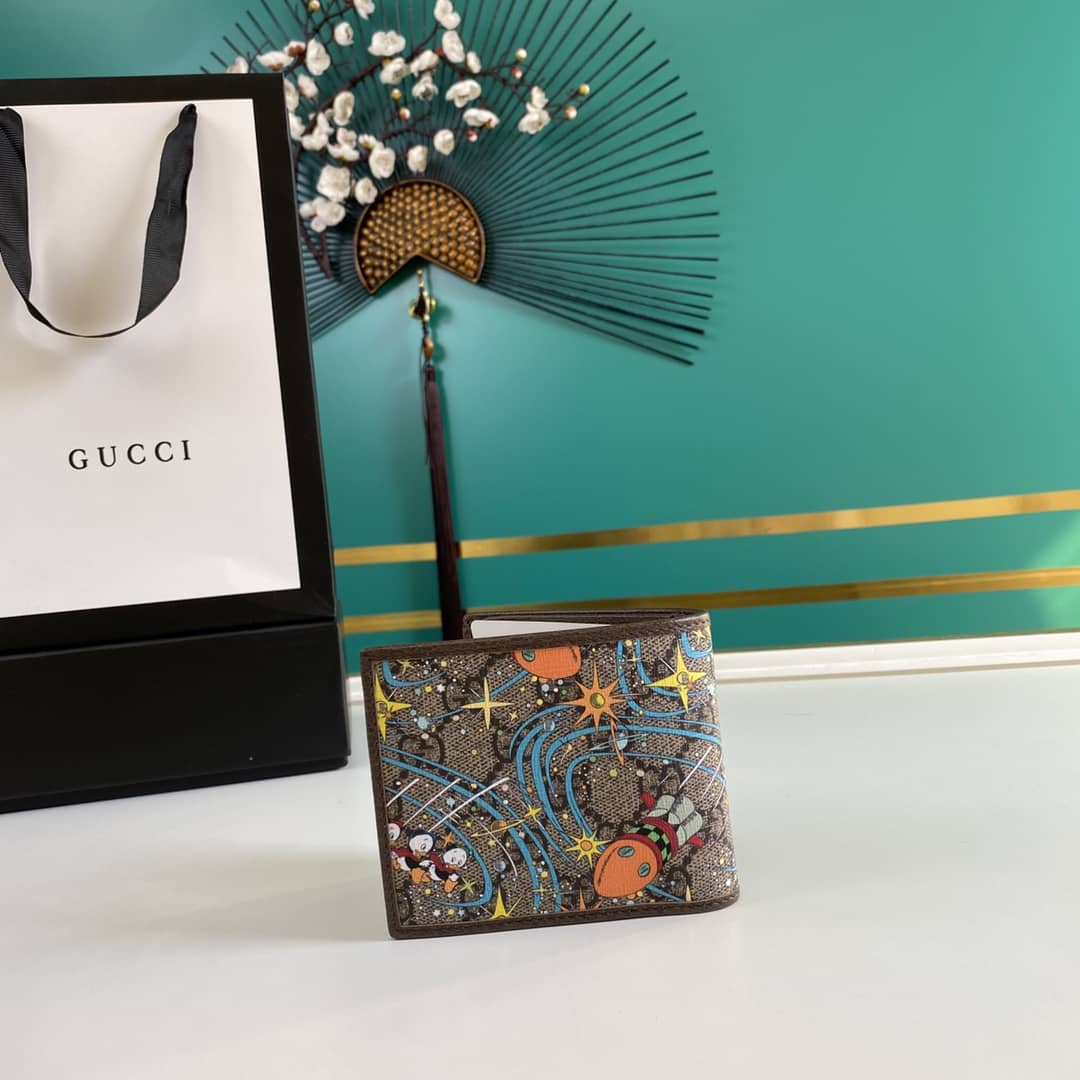 Gucci x Disney Donald Duck Billfold Wallet Replica 647937