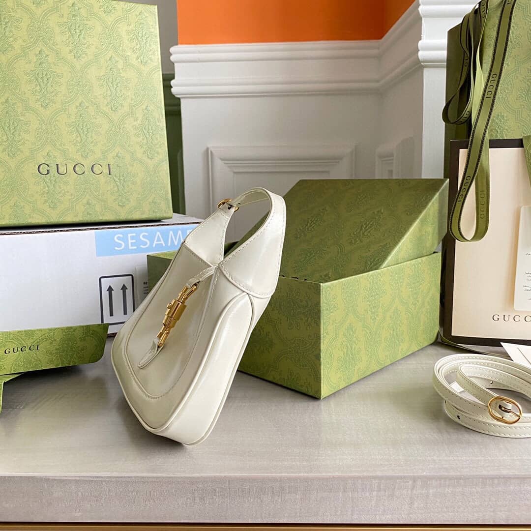 Gucci Jackie 1961 Mini Shoulder Bag Replica White 637091