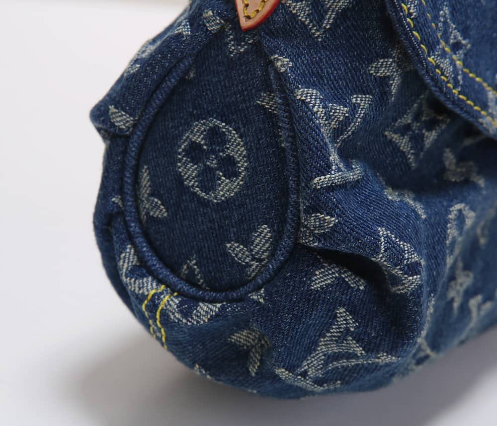 Louis Vuitton Denim Baggy Canvas Single Handle Replica Shoulder Bag M44470