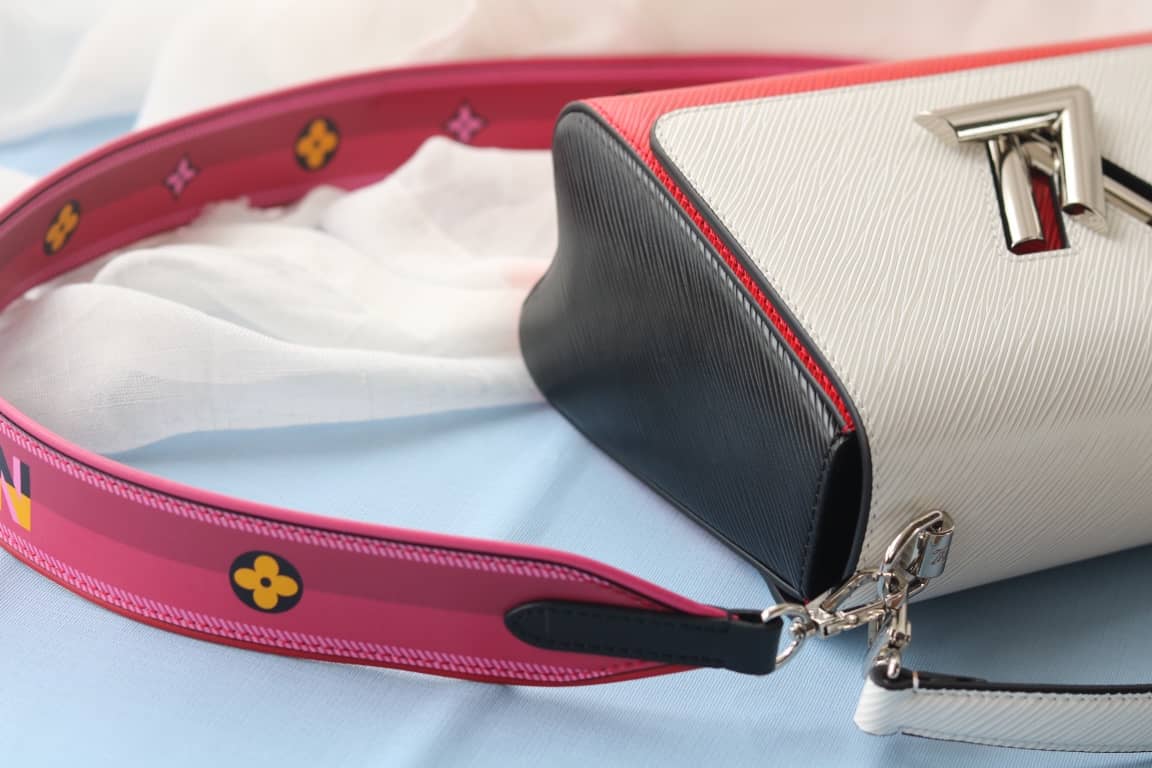 Louis Vuitton Textured Epi Leather Twist Series Bag White