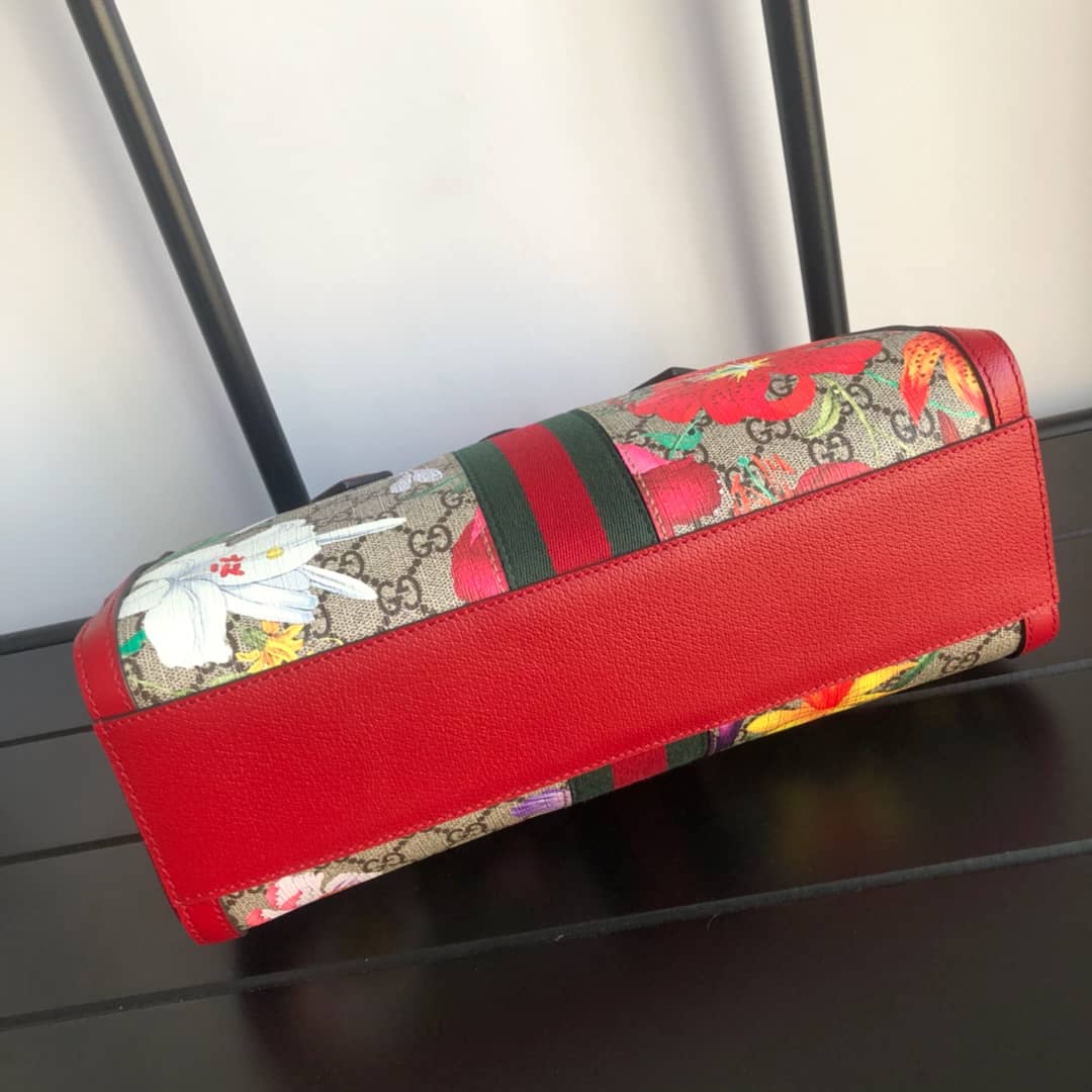 Gucci Ophidia GG Flora Medium 2way Replica Boston Bag 524532