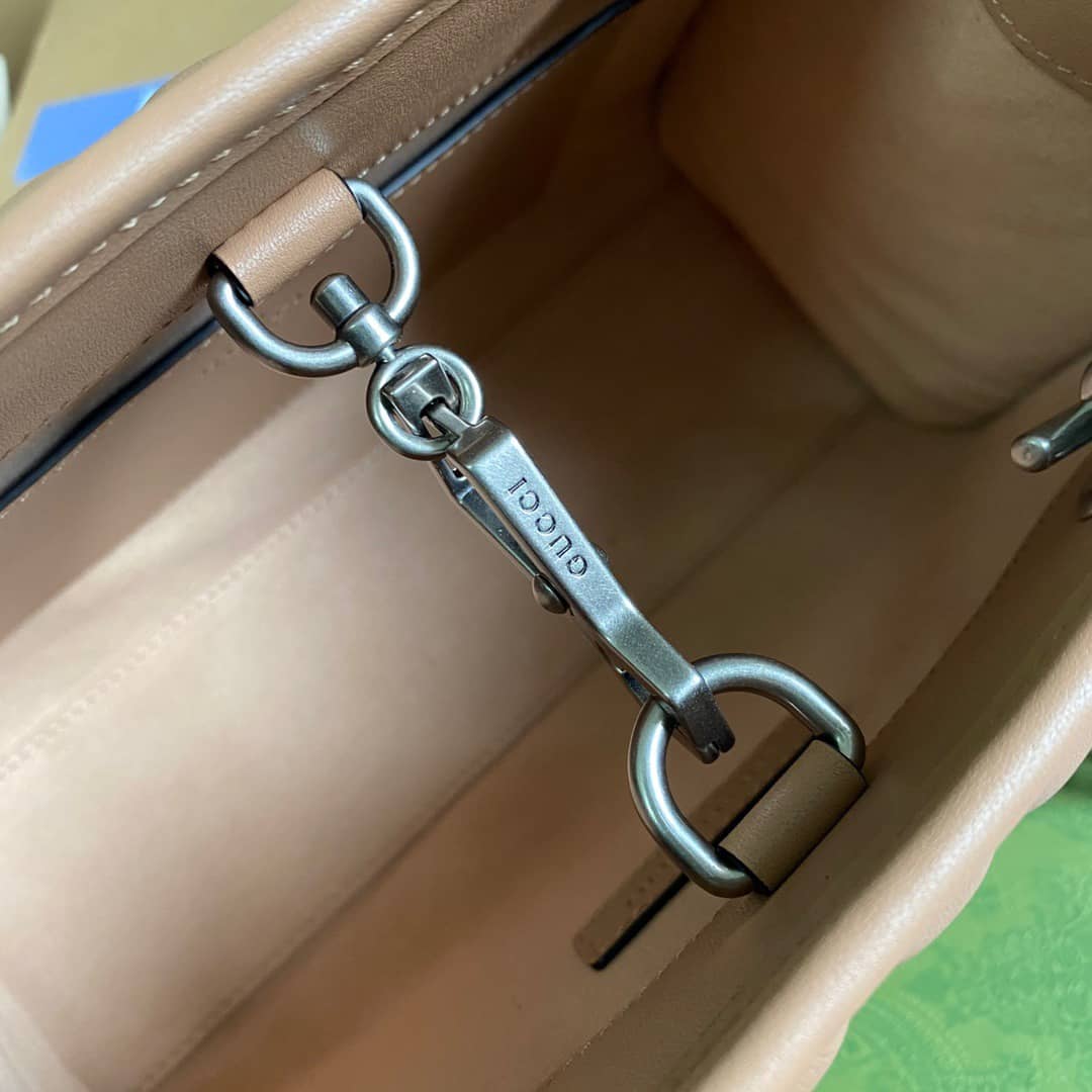 Gucci GG Marmont Small Tote Replica Brown 681483