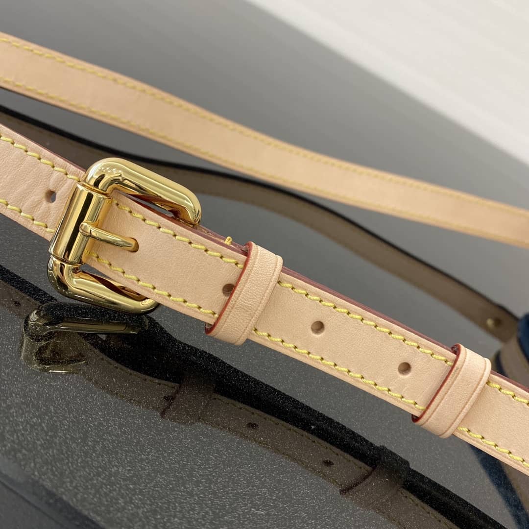 Louis Vuittton Denim Monogram Vachetta Trim Camera Bag