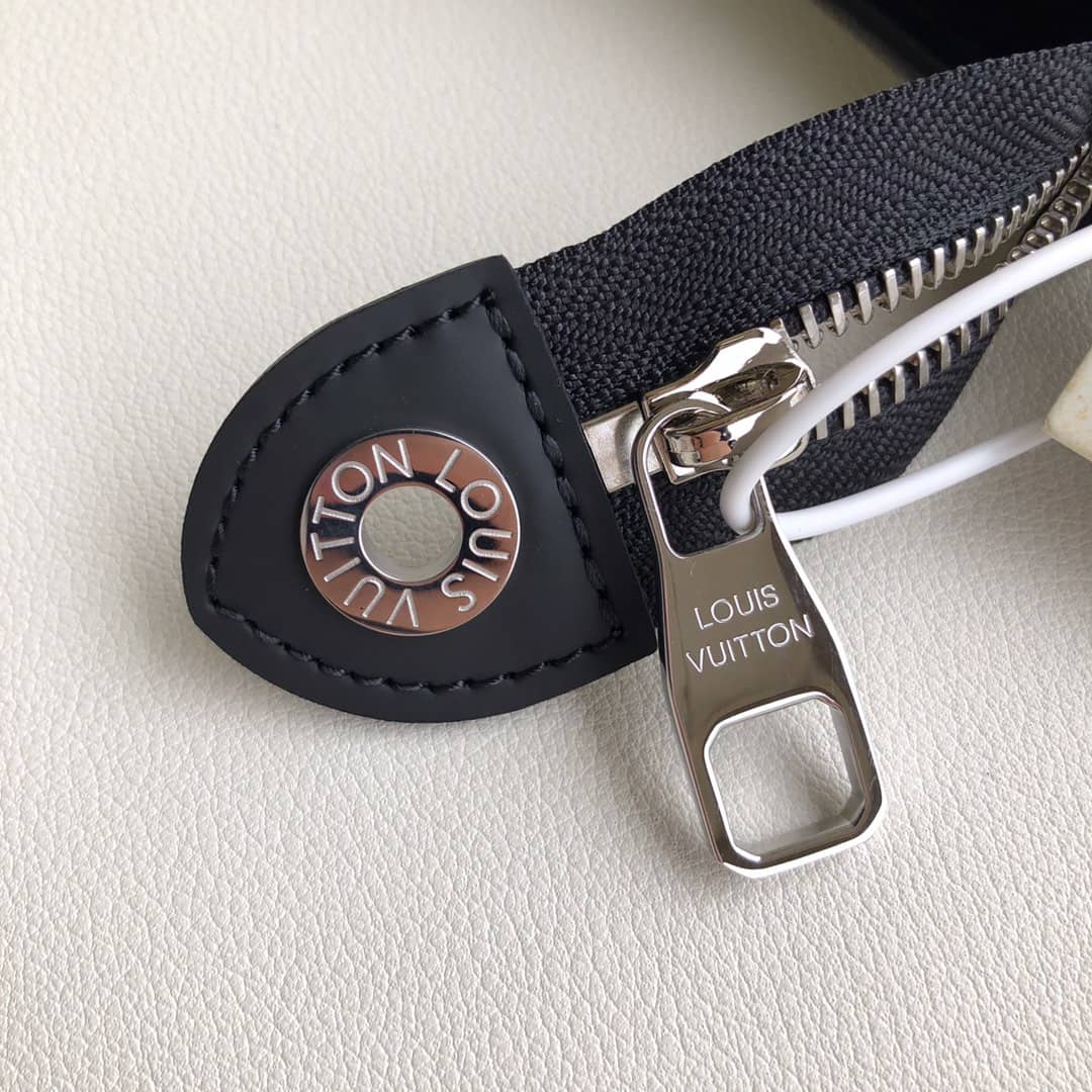 Louis Vuitton Stripe Replica Pochette Voyage MM Damier Graphite Yellow N60107