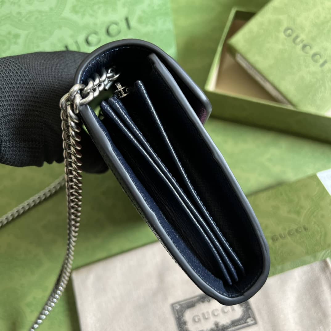 Gucci Dionysus Supreme GG Chain Wallet Replica 401231