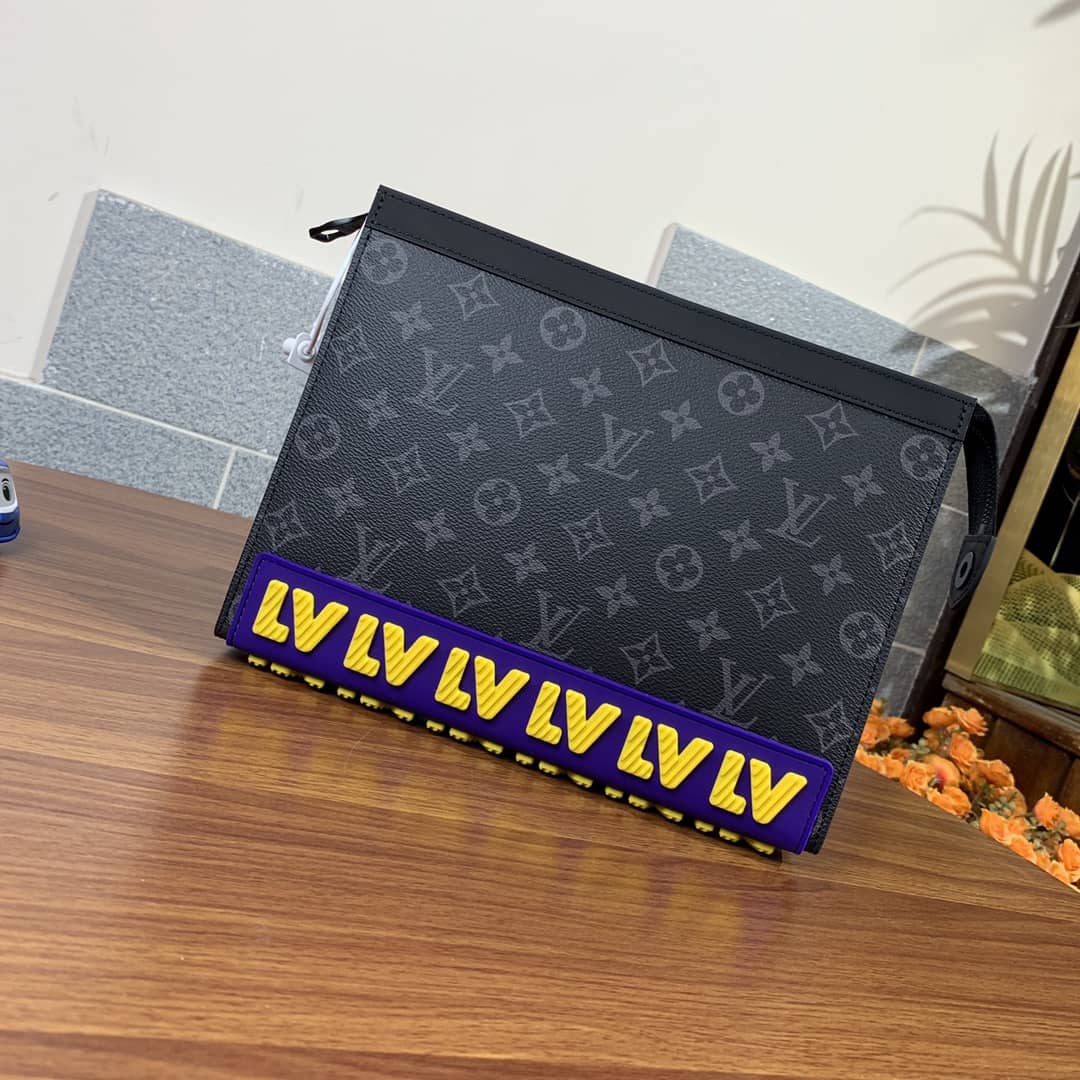 Louis Vuitton Monogram Canvas Replica Pochette Voyage Blue M80792