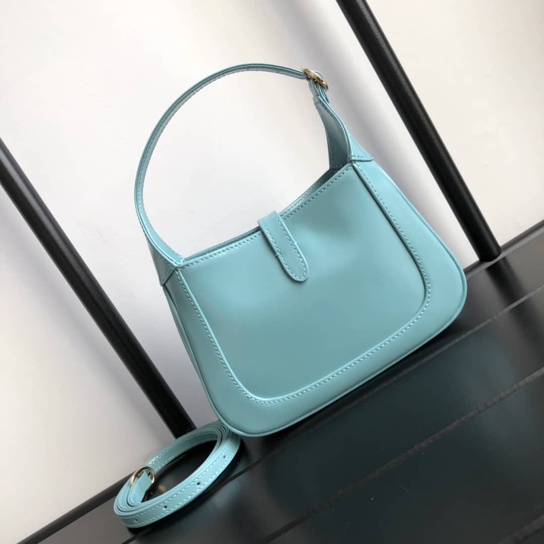 Gucci Jackie 1961 Mini Shoulder Bag Replica Blue 637092