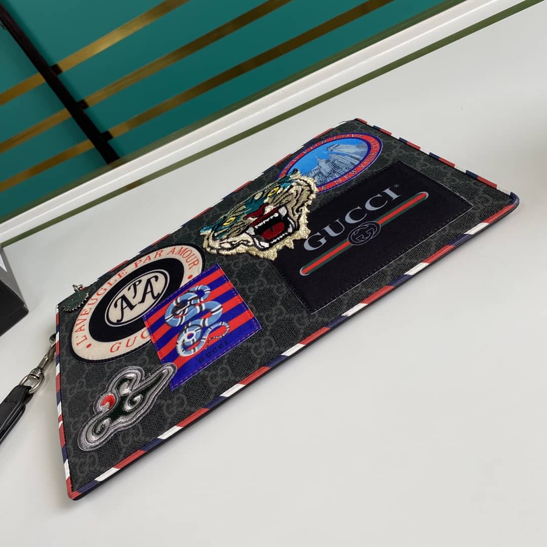Gucci Purse Dupes Mens Night Courrier GG Supreme Pouch496346
