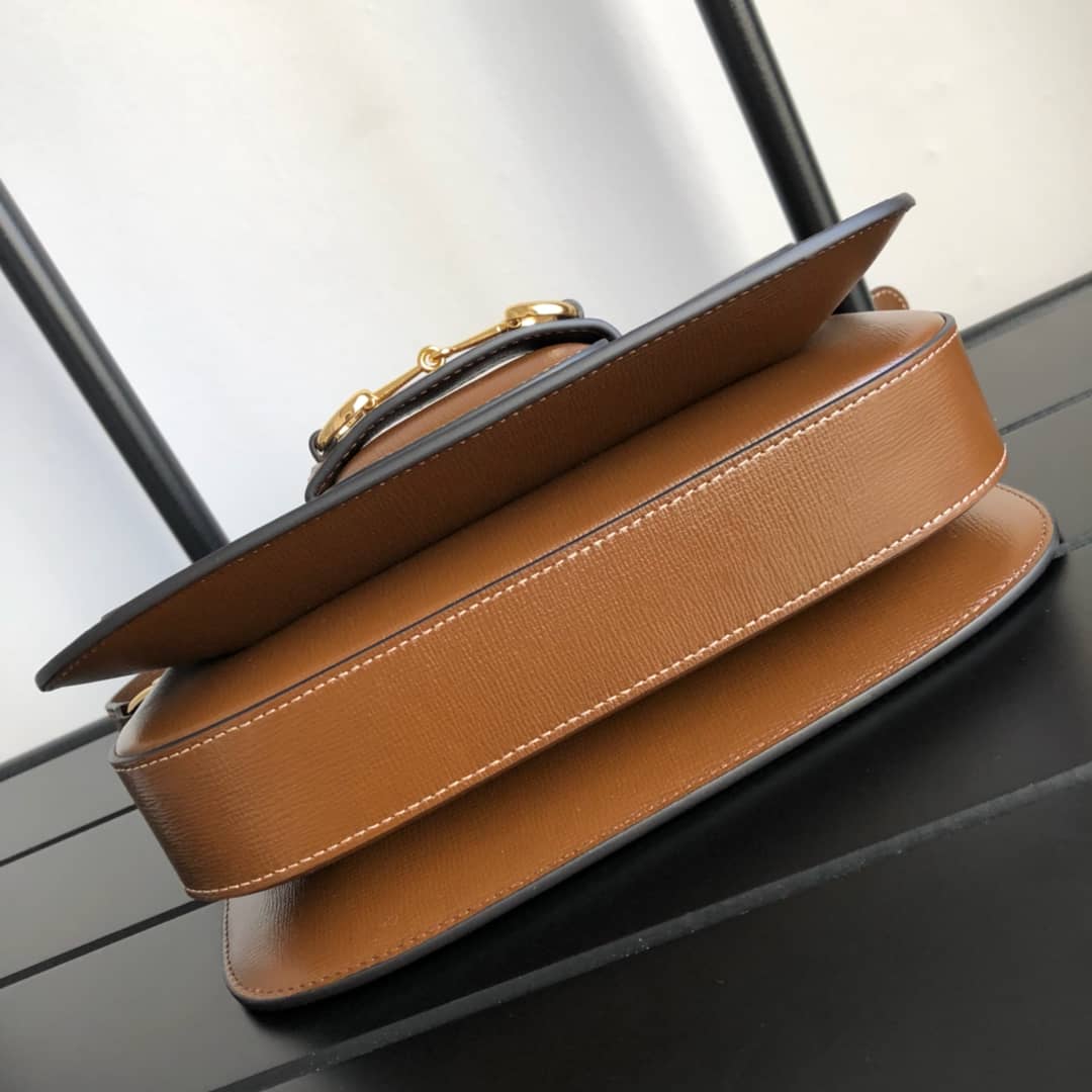 Gucci Horsebit 1955 Shoulder Bag Replica Brown 602204