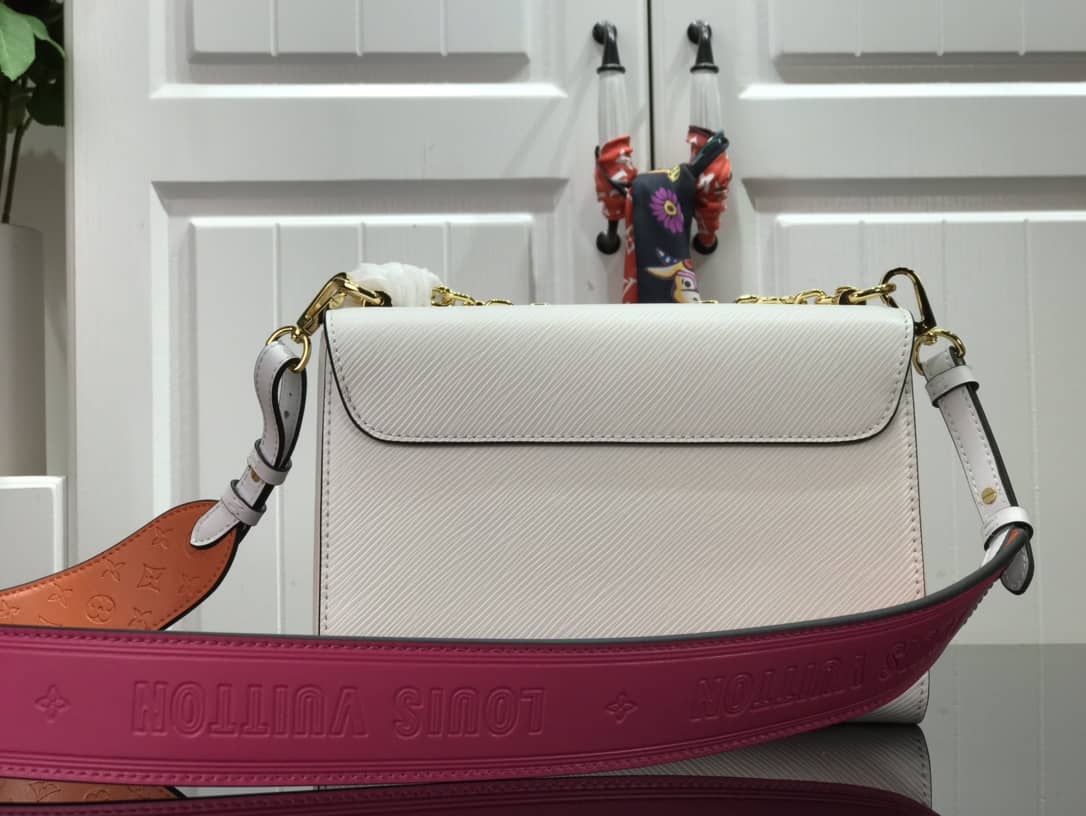 Louis Vuitton Epi leather Twist MM Replica Handbag White M57667