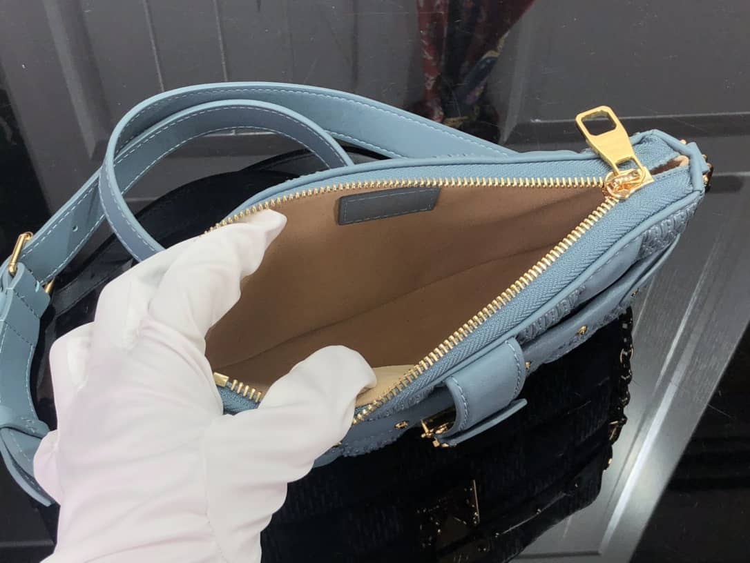Louis Vuitton Pochette Troca Replica Shoulder Bag Blue M59046