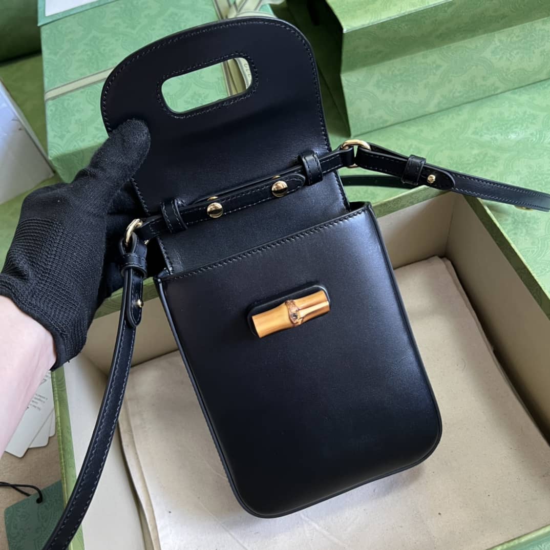 Gucci Bamboo Mini Crossbody Handbag 702106 Replica