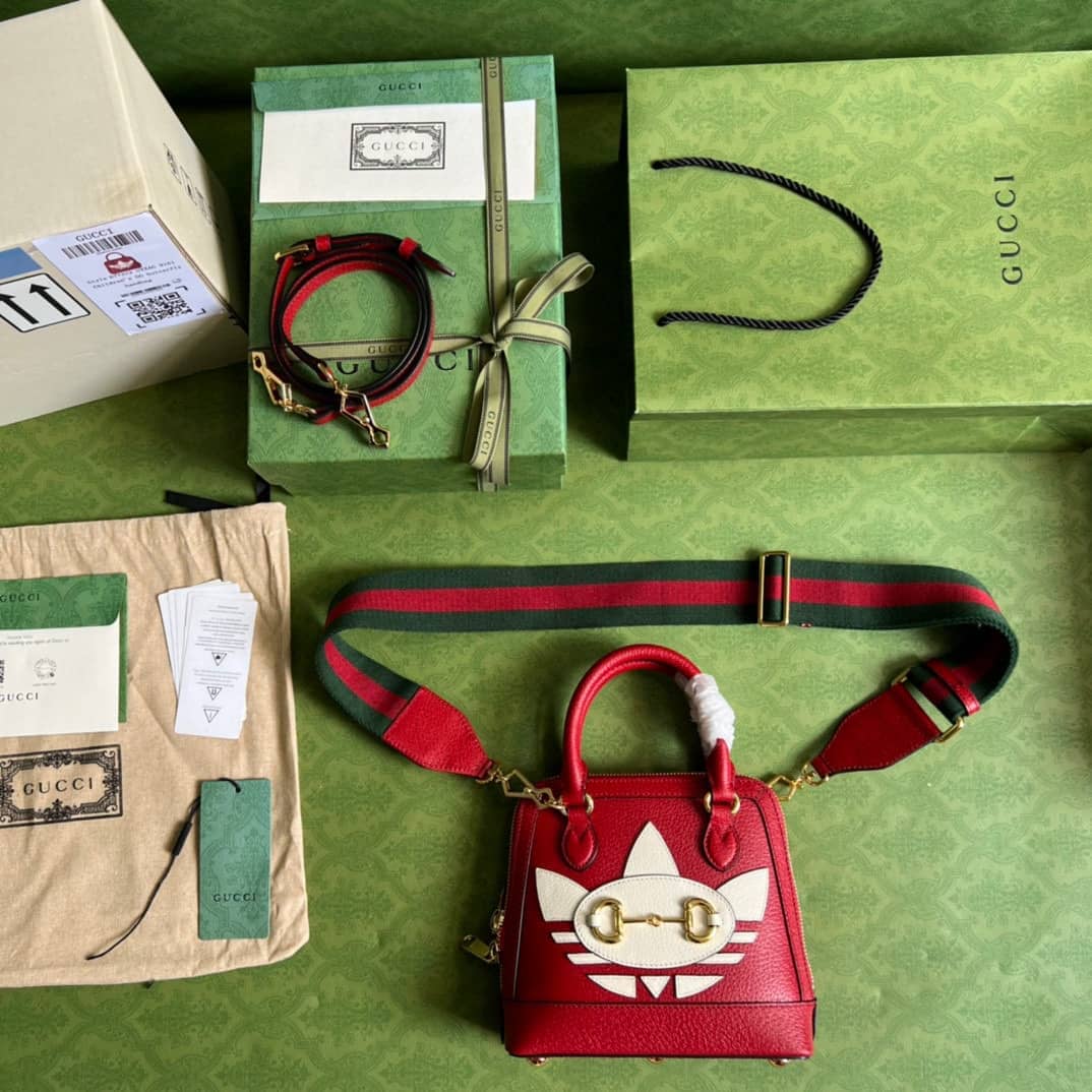 Adidas x Gucci Horsebit 1955 Mini Shoulder Bag 677212 Replica