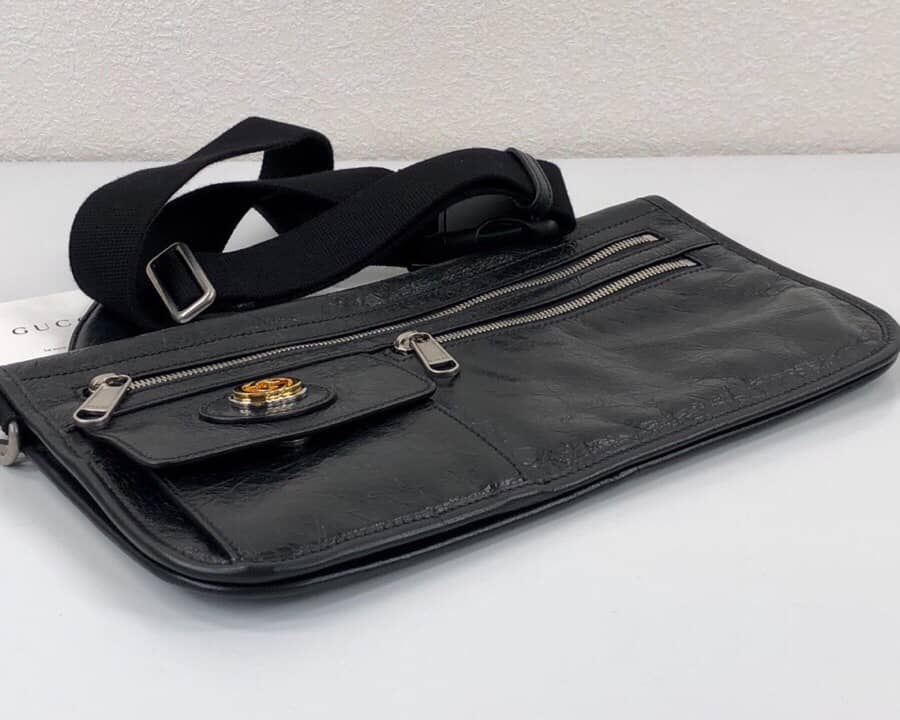Gucci Unisex Morpheus Leather Messenger Bag Replica 575837