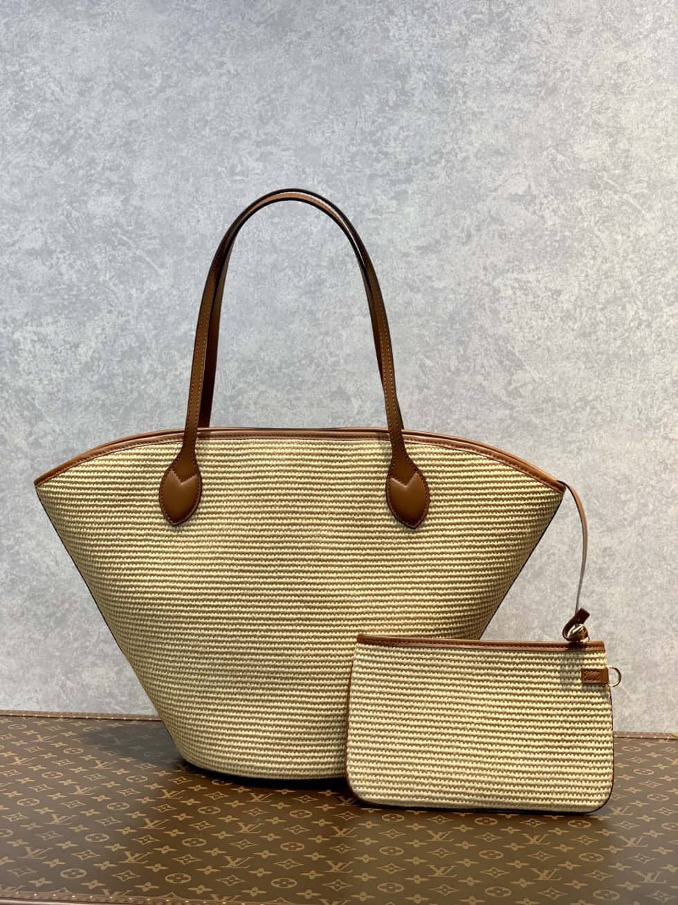 Louis Vuitton Saint Jacques M59963 Replica Straw Shoulder Bag