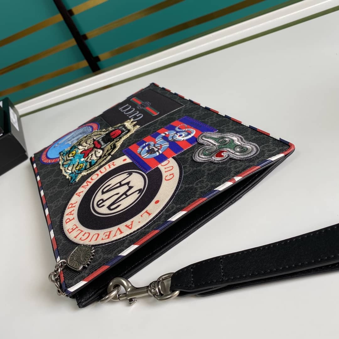 Gucci Purse Dupes Mens Night Courrier GG Supreme Pouch496346