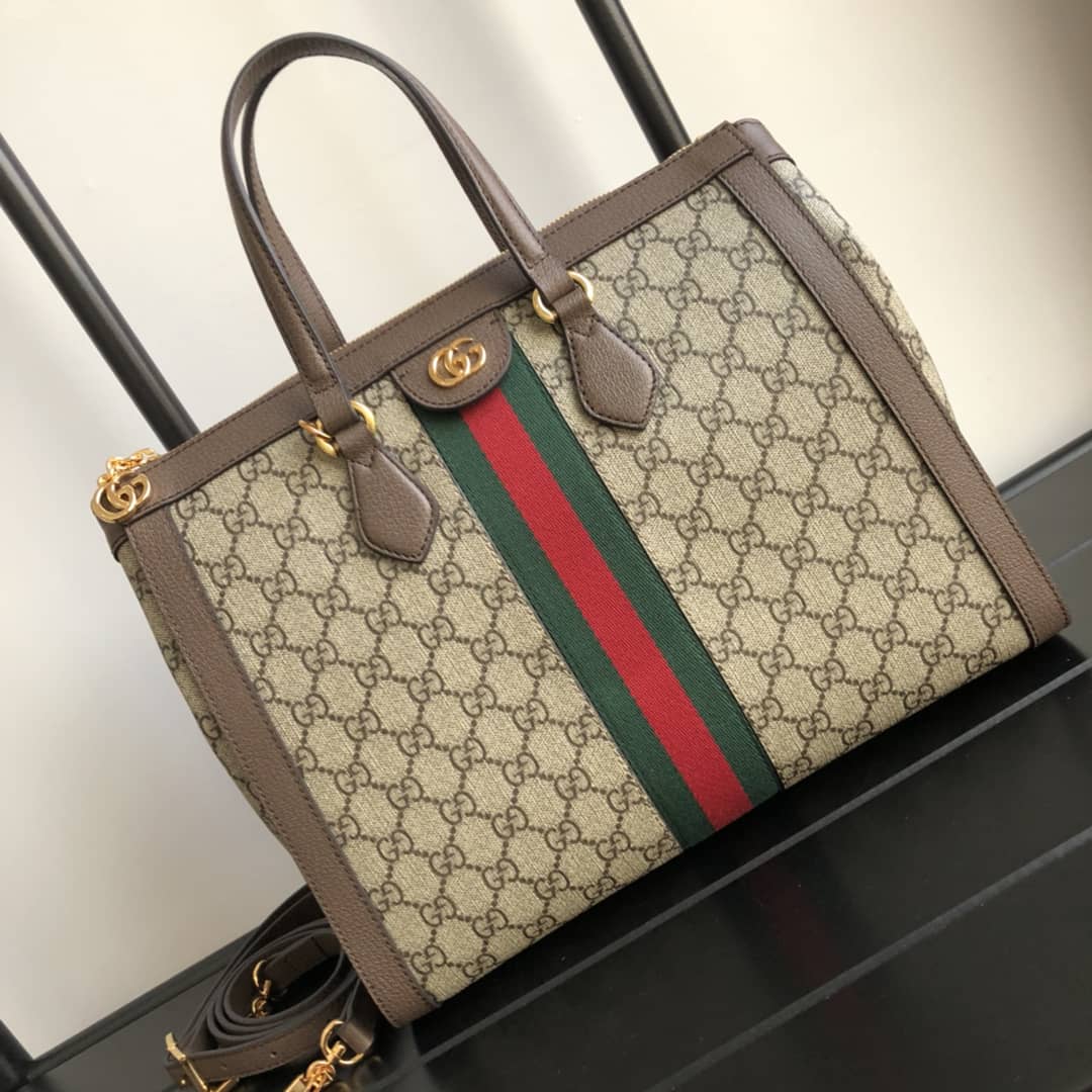 Gucci Ophidia Medium GG Supreme Shoulder Bag Replica 524537
