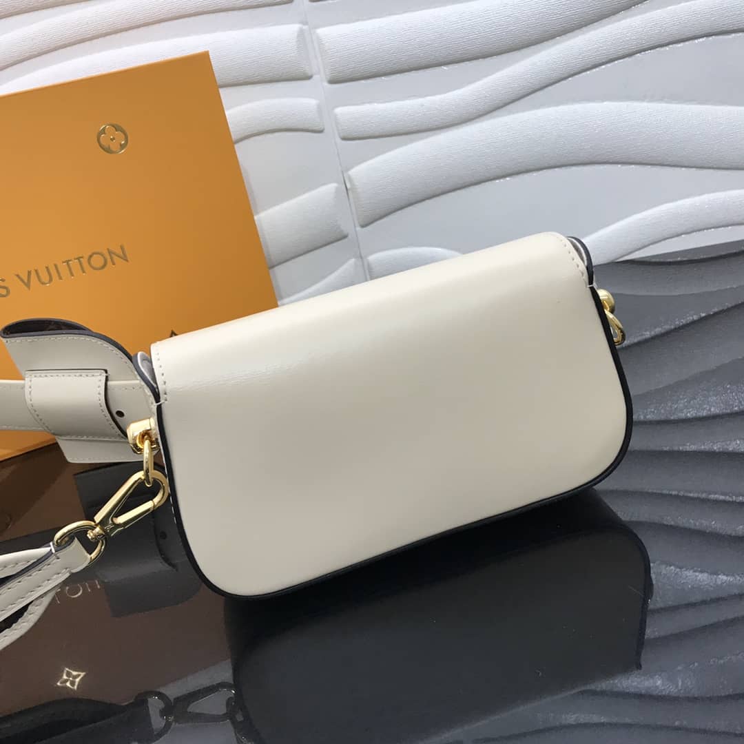 Louis Vuitton Officier Pouch Monogram Canvas Strap Replica Bag White M69841