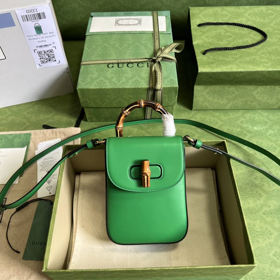 Gucci Bamboo Mini Crossbody Handbag 702106 Replica
