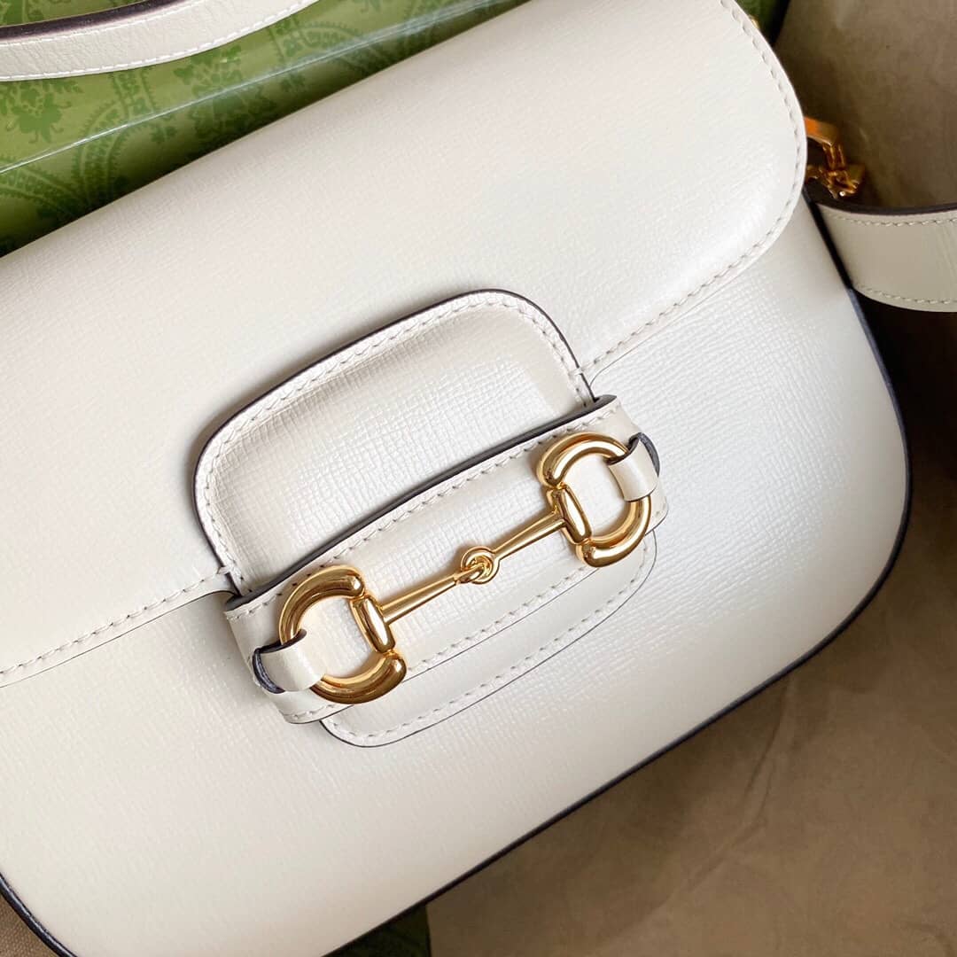 Gucci Horsebit 1955 Mini Bag Replica White 658574